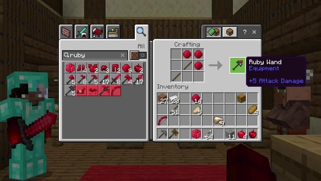 Screenshot of the Minecraft Bedrock Marketplace product Ruby Tools created by Teplight.