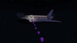 Screenshot of the Minecraft Bedrock Marketplace product SPACE PARKOUR created by Teplight.