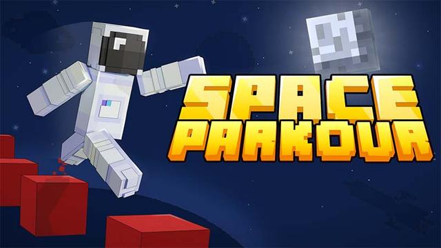 Thumbnail of the Minecraft Bedrock Marketplace product SPACE PARKOUR created by Teplight.