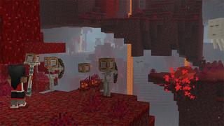 Screenshot of the Minecraft Bedrock Marketplace product WEAPONS OP created by Teplight.