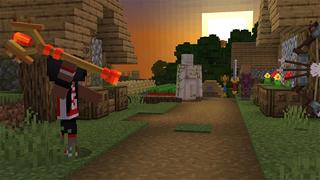 Screenshot of the Minecraft Bedrock Marketplace product WEAPONS OP created by Teplight.