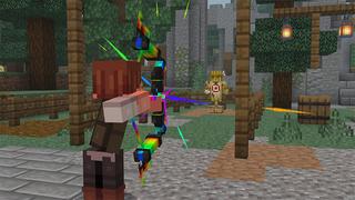 Screenshot of the Minecraft Bedrock Marketplace product WEAPONS OP created by Teplight.