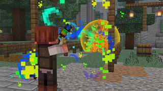 Screenshot of the Minecraft Bedrock Marketplace product WEAPONS OP created by Teplight.