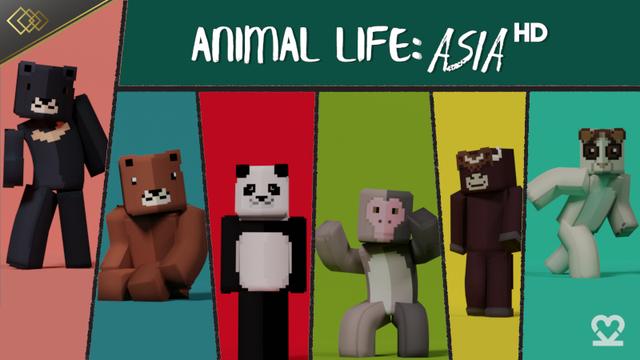 Thumbnail of the Minecraft Bedrock Marketplace product Animal Life: Asia HD created by Tetrascape.