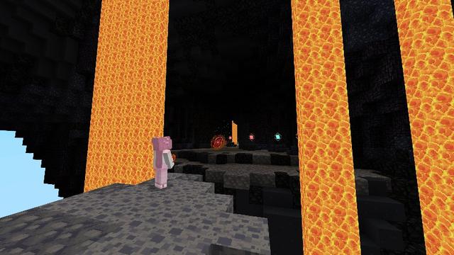 Screenshot of the Minecraft Bedrock Marketplace product Axolotl Islands: Slime Machine created by Tetrascape.