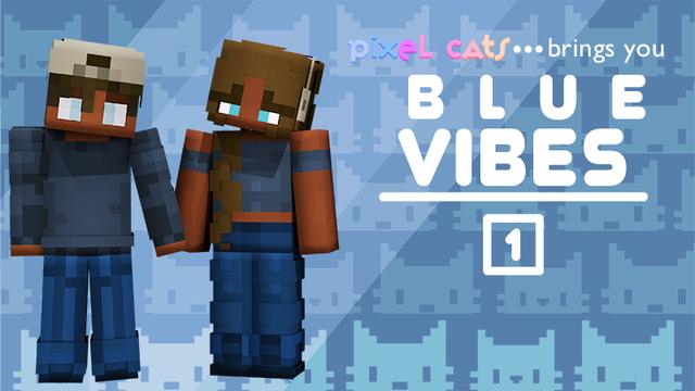 Thumbnail of the Minecraft Bedrock Marketplace product Blue Vibes 1 created by Tetrascape.