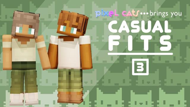 Thumbnail of the Minecraft Bedrock Marketplace product Casual Fits 3 created by Tetrascape.