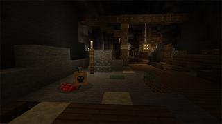 Screenshot of the Minecraft Bedrock Marketplace product Cave City created by Tetrascape.