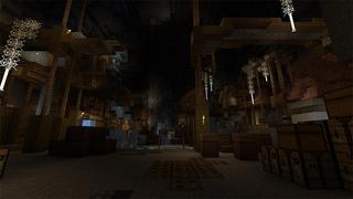 Screenshot of the Minecraft Bedrock Marketplace product Cave City created by Tetrascape.