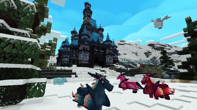 Screenshot of the Minecraft Bedrock Marketplace product Dragon Heart created by Tetrascape.