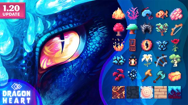 Thumbnail of the Minecraft Bedrock Marketplace product Dragon Heart created by Tetrascape.