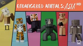 Thumbnail of the Minecraft Bedrock Marketplace product Endangered Animals: Asia HD created by Tetrascape.