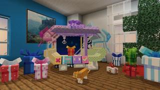 Screenshot of the Minecraft Bedrock Marketplace product Gifts Add-On created by Tetrascape.