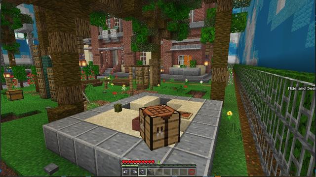 Screenshot of the Minecraft Bedrock Marketplace product Hide and Seek: Block Hunt! created by Tetrascape.