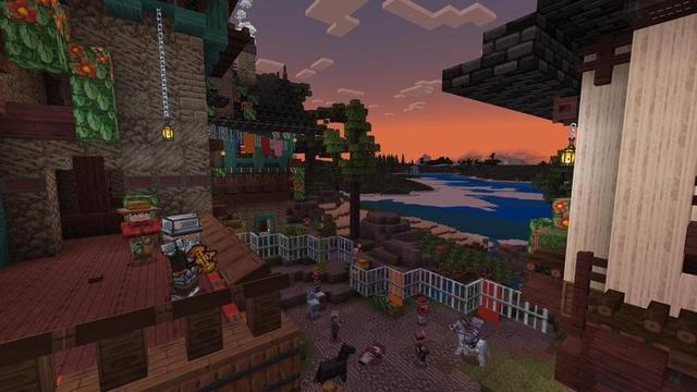 Screenshot of the Minecraft Bedrock Marketplace product Iron & Stone Your Medieval Era created by Tetrascape.