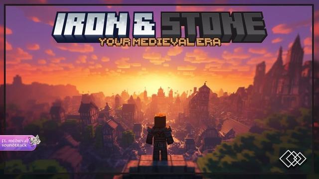 Thumbnail of the Minecraft Bedrock Marketplace product Iron & Stone Your Medieval Era created by Tetrascape.