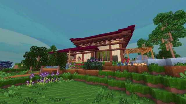 Screenshot of the Minecraft Bedrock Marketplace product Kawaii Anime created by Tetrascape.