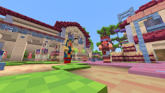 Screenshot of the Minecraft Bedrock Marketplace product Lo-Bit 8-bit created by Tetrascape.