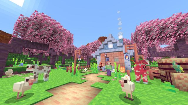 Screenshot of the Minecraft Bedrock Marketplace product Lo-Bit 8-bit created by Tetrascape.