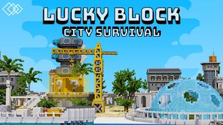 Thumbnail of the Minecraft Bedrock Marketplace product Lucky Block: City Survival created by Tetrascape.