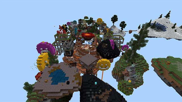 Screenshot of the Minecraft Bedrock Marketplace product Lucky Skyblock Infinity created by Tetrascape.