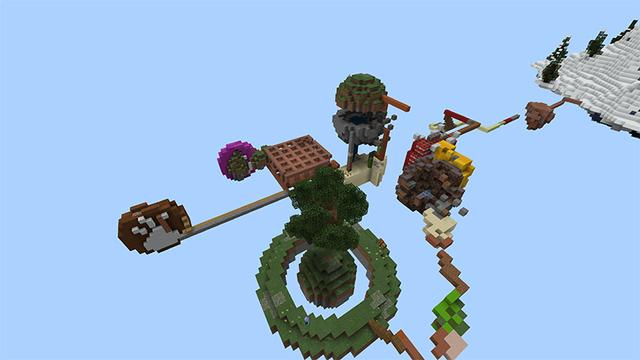 Screenshot of the Minecraft Bedrock Marketplace product Lucky Skyblock Infinity created by Tetrascape.