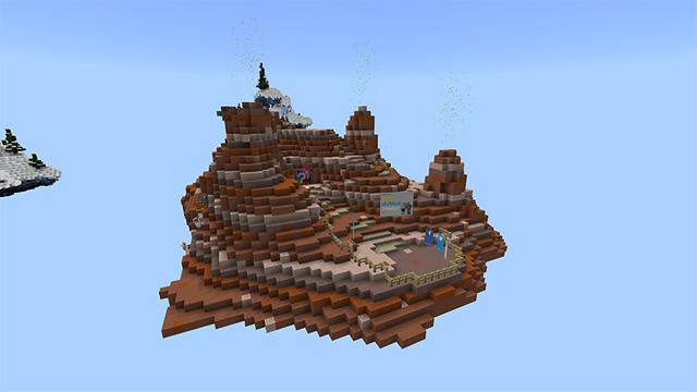 Screenshot of the Minecraft Bedrock Marketplace product Lucky Skyblock Infinity created by Tetrascape.