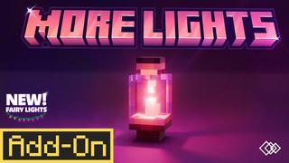 Thumbnail of the Minecraft Bedrock Marketplace product Plus de lumières created by Tetrascape.