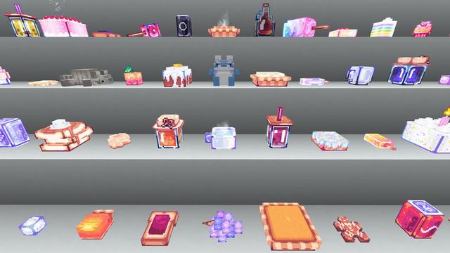 Screenshot of the Minecraft Bedrock Marketplace product NomCraft Add-On created by Tetrascape.