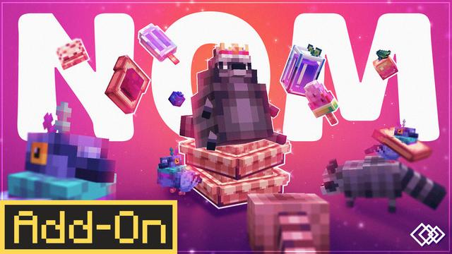Thumbnail of the Minecraft Bedrock Marketplace product NomCraft Add-On created by Tetrascape.