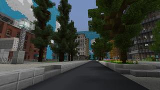 Screenshot of the Minecraft Bedrock Marketplace product Parkour City: Lava Rising created by Tetrascape.