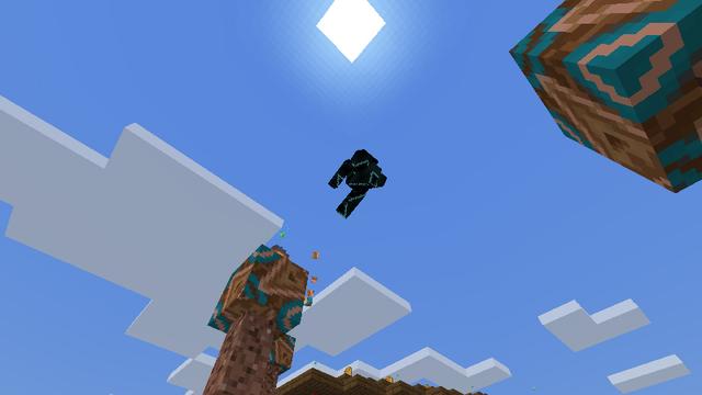 Screenshot of the Minecraft Bedrock Marketplace product Parkour City 2 created by Tetrascape.