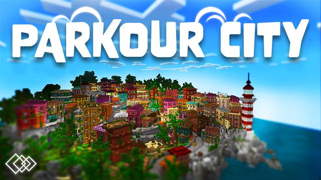Thumbnail of the Minecraft Bedrock Marketplace product Parkour City 2 created by Tetrascape.