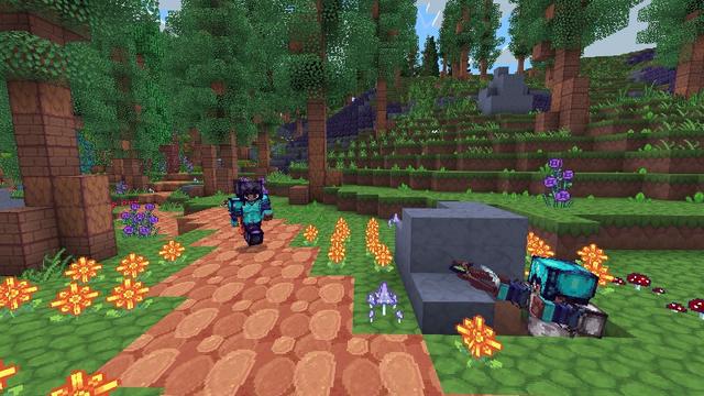 Screenshot of the Minecraft Bedrock Marketplace product PVP: Dragons Tooth created by Tetrascape.