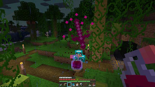 Screenshot of the Minecraft Bedrock Marketplace product PVP: Midnight Warrior created by Tetrascape.