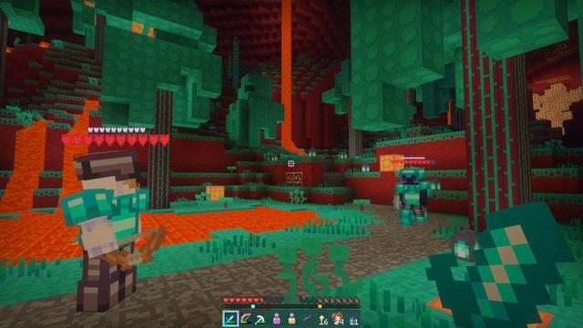 Screenshot of the Minecraft Bedrock Marketplace product PVP: Midnight Warrior created by Tetrascape.
