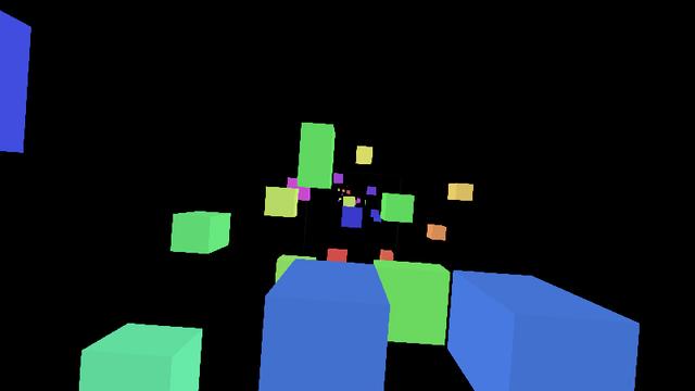 Screenshot of the Minecraft Bedrock Marketplace product Rainbow Parkour created by Tetrascape.