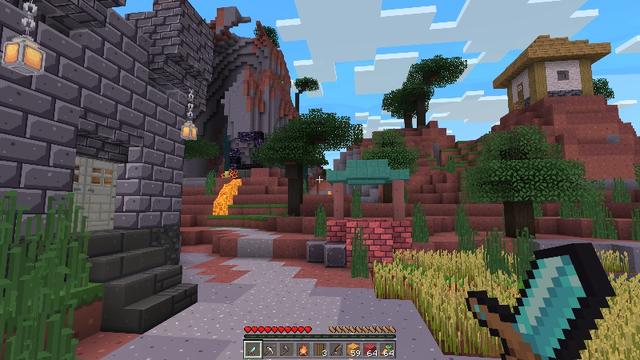 Screenshot of the Minecraft Bedrock Marketplace product Retro created by Tetrascape.