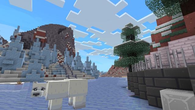 Screenshot of the Minecraft Bedrock Marketplace product Retro created by Tetrascape.