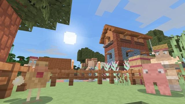Screenshot of the Minecraft Bedrock Marketplace product Serenity: Pastel Paradise created by Tetrascape.
