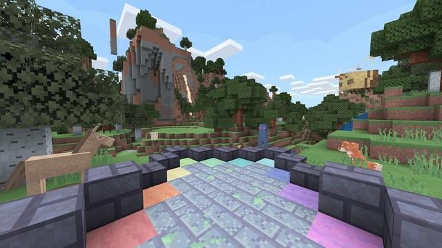Screenshot of the Minecraft Bedrock Marketplace product Serenity: Pastel Paradise created by Tetrascape.