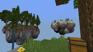 Screenshot of the Minecraft Bedrock Marketplace product Skyblock Plus 3 created by Tetrascape.