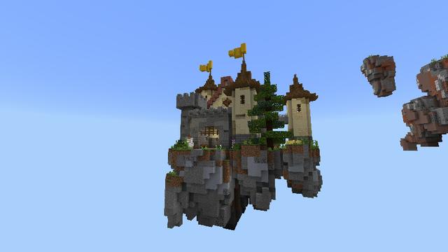 Screenshot of the Minecraft Bedrock Marketplace product Skyblock Plus 3 created by Tetrascape.