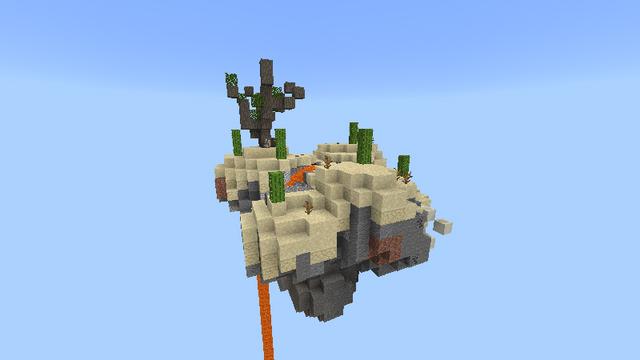 Screenshot of the Minecraft Bedrock Marketplace product Skyblock Plus 2 created by Tetrascape.