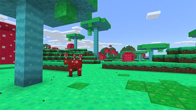 Screenshot of the Minecraft Bedrock Marketplace product Slime! created by Tetrascape.