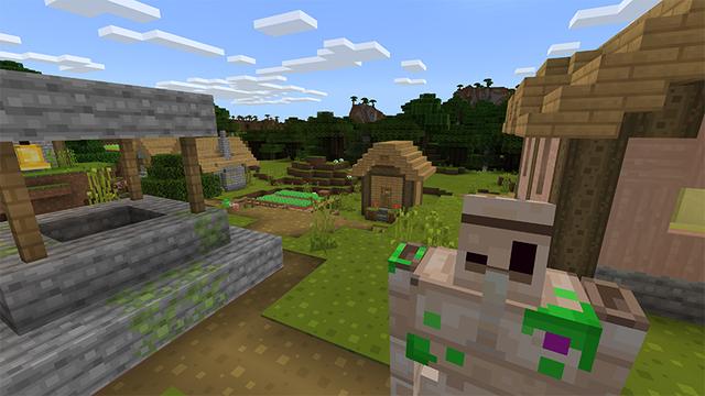 Screenshot of the Minecraft Bedrock Marketplace product Slime! created by Tetrascape.