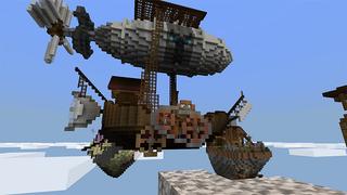 Screenshot of the Minecraft Bedrock Marketplace product Steampunk Skyblock created by Tetrascape.