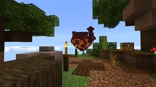 Screenshot of the Minecraft Bedrock Marketplace product Steampunk Skyblock created by Tetrascape.