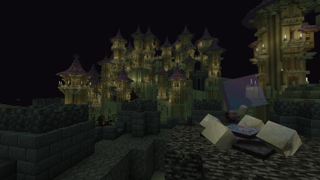 Screenshot of the Minecraft Bedrock Marketplace product The End: Skyblock Edition created by Tetrascape.