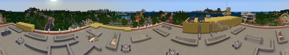 Panorama of the Minecraft Bedrock Marketplace product Themed Furniture: Sunny Acres created by Tetrascape.